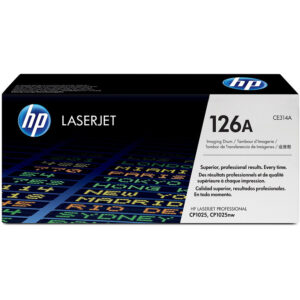 Genuine HP CE314A 126A Imaging Drum CMY (7,000 Pages) K (14,000 Pages) for HP MFP M176, MFP M177, LaserJet Pro 100 Color MFP M175, LaserJet Pro CP1025, TopShot LaserJet Pro M275 MFP Printers