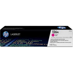 Genuine HP CE313A 126A Magenta Toner Cartridge (1,000 Pages) for HP LaserJet Pro 100 Color MFP M175, LaserJet Pro CP1025, TopShot LaserJet Pro M275 MFP Printers