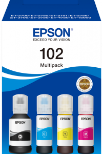 Epson 102 4 Colour Ink Bottle Multipack